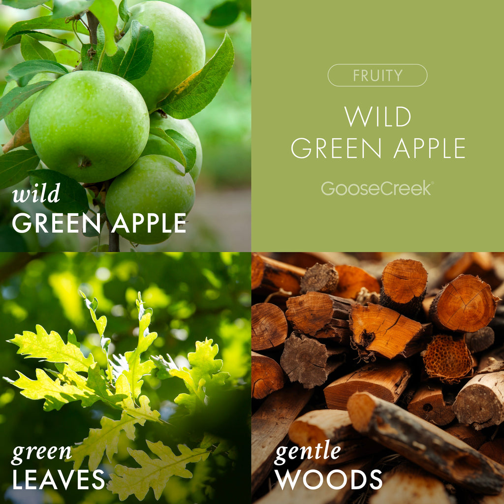 Wild Green Apple Odor Eliminating 7oz Single Wick Candle